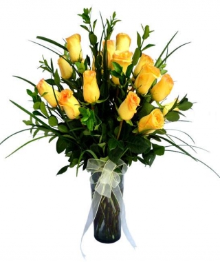 Florero de Rosas Amarillas # 02