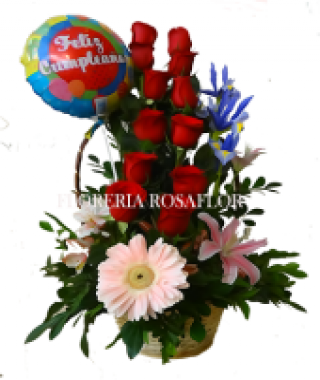 Arreglo floral estrella